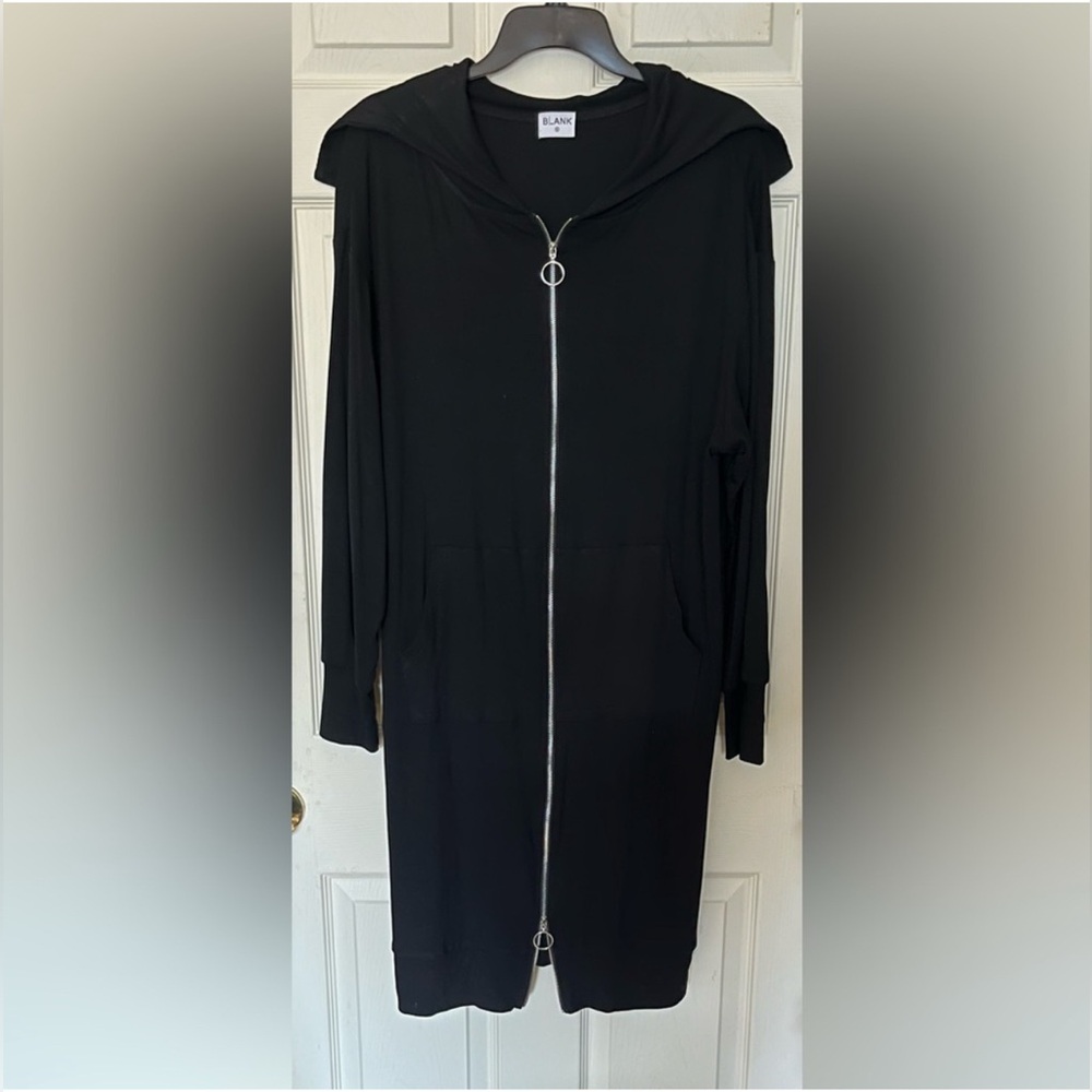 Women's Dress Blank ribbed sweater dress with pockets and two way zipper